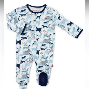 Organic Cotton Magnetic Footie